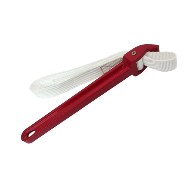 1 Pc 12 Oil Filter Handle Belt Strap Anti-Sliding Wrench Adjustable Nylon Strap