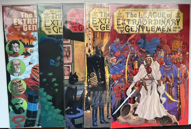 The League of Extraordinary Gentlemen Comics~Vol 2: 1, 2, 3, 4, 5, 6 Alan Moore