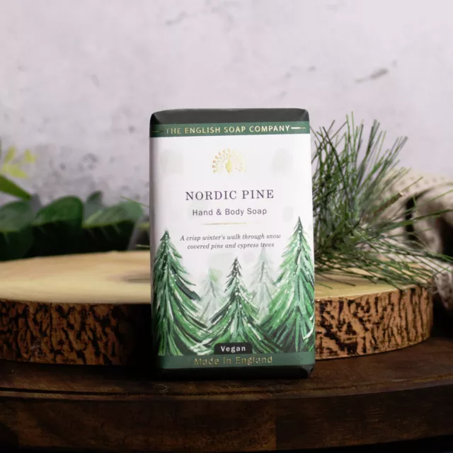 Hand Soap Bar Body Wash Vegan Friendly Soap Nordic Pine Fragrance Soap