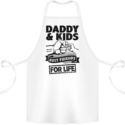 Daddy & Kids Best Friends Fathers Day Cotton Apron 100% Organic