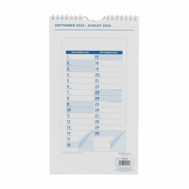 WHSMITH 20232024 MIDYEAR Academic Calendar Month to View £5.29