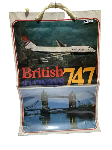 British Airways Airline 747 Carry On / Gift Bag