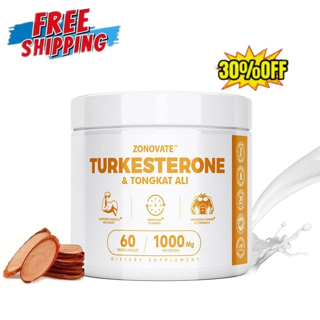 Turkesterone 100% Pure 10% - Haut De Gamme - 90 Gélules - Ganesha Herbs