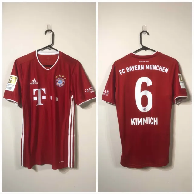 Kimmich #6 Bayern Munich 2020/21 Medium Home Football Shirt BNWT