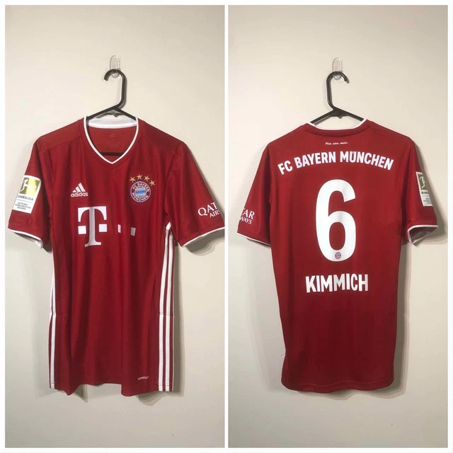 Kimmich #6 Bayern Munich 2020/21 Medium Home Football Shirt BNWT