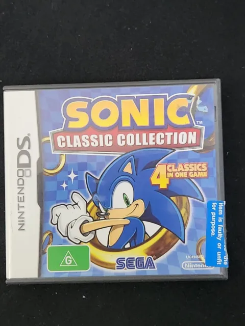 Case & Manual Only Sonic Classic Collection Nintendo DS