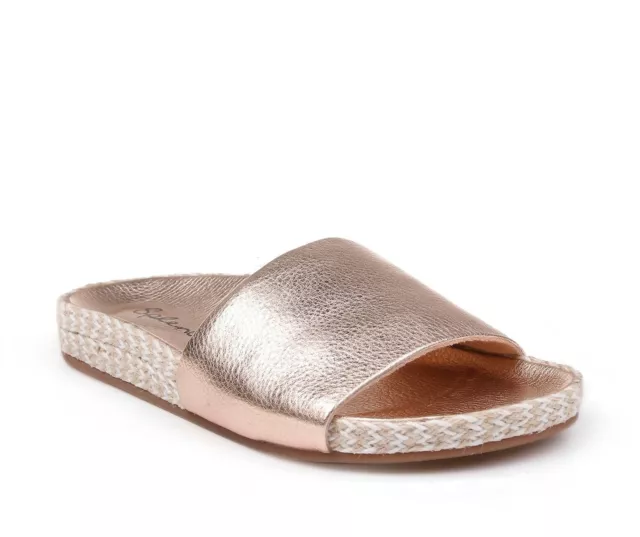 Splendid 250102 Womens Sandford Espadrille Slide Sandal Rose Metallic Size 7.5 M