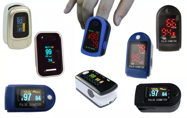 Fingerpulsoximeter Finger Puls Oximeter Sauerstoffsättigung Puls Gerät n.Wahl