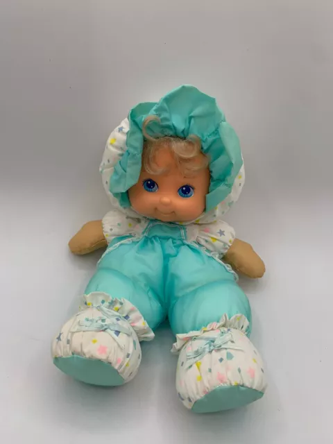 Vintage 1990s Fisher Price Loving Wonders Puffalump Kids Mint Green Doll Plush