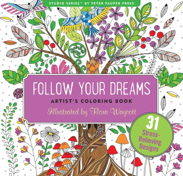 Libro para colorear de artista - Sigue tus sueños