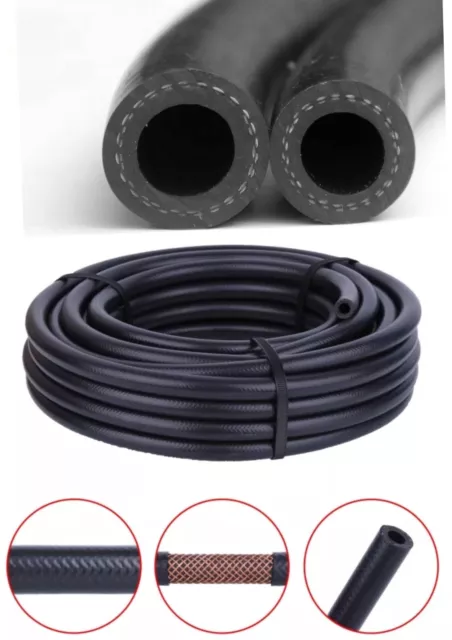 Rubber Reinforced Fuel Hose Engine Unleaded Petrol Diesel Oil Line Fuel Pipe E10