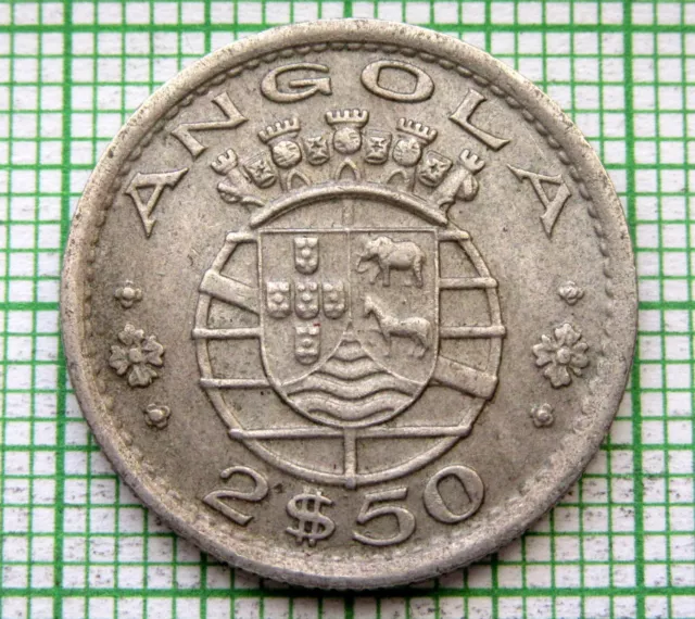 Angola Portuguese Colonial 1956 2-1/2 Escudos