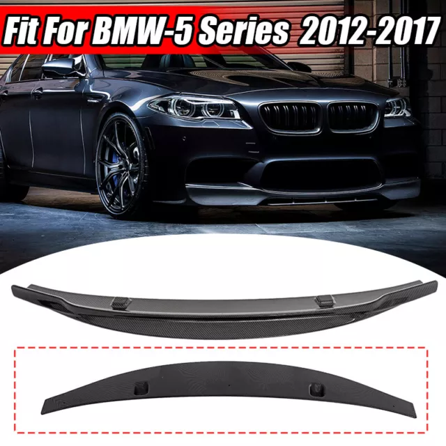 Splitter for 2012-2017 BMW F10 M5 Carbon Look Front Bumper Chin Lip R Style