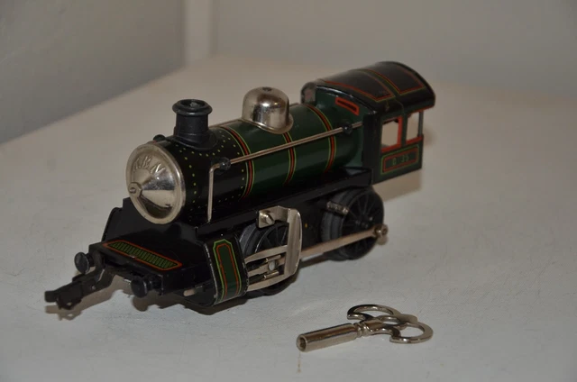 Ancien Jouet En Tôle - Locomotive Joyax - Pièce De Collection Vintage
