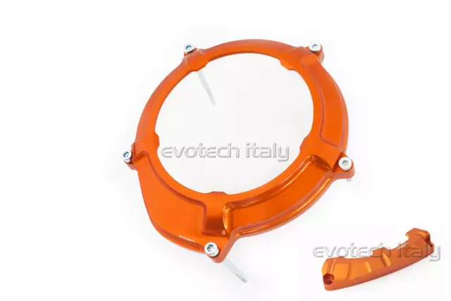 EVOTECH Abdeckung Kurbelgehäuse Kupplung Orange Clutch Cover KTM, 1190 Adventure