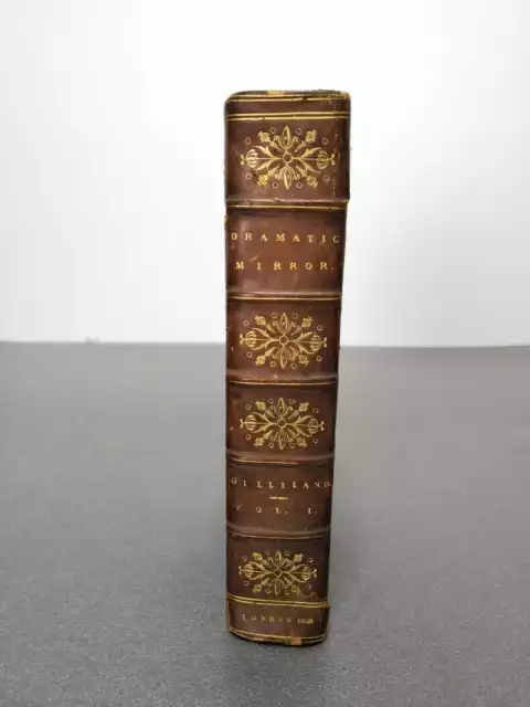 Altes Buch The Dramatic Mirror von Tomas Gilliland, London, 1808 2