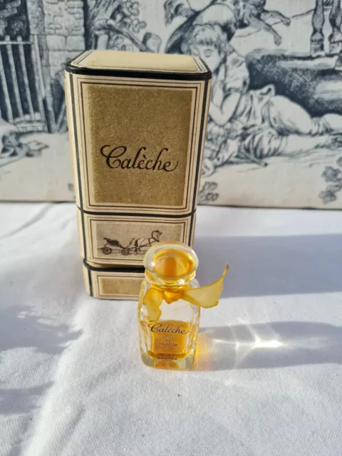 Ancien Petit Flacon Parfum Dans Sa Boite Caleche Hermes Soie De Parfum