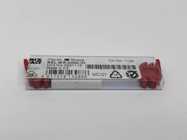 Phoenix Contact 2961118 Plug - IN Miniature Power Relay 60VDC