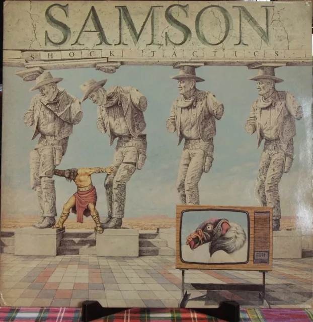 Samson - Shock Tactics (RCA LP 5031, PL 43571 RCA, RCA) 1981 UK LP