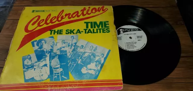 The SKA-TALITES - CELEBRATION TIME Studio One LP VG