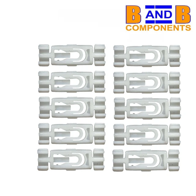 thumbnail image 2 of 10x Roof Trim Fixing Clips For Skoda Octavia & VW Vento - OEM 1H0853733B - Black 2 of 6