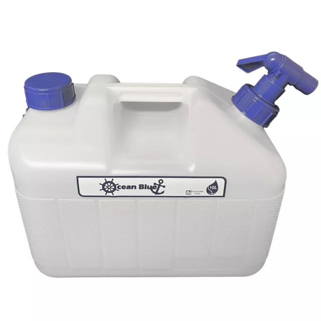 10L Water Carrier Food Safe Heavy Duty Camping Boat Caravan Motorhome jerry can