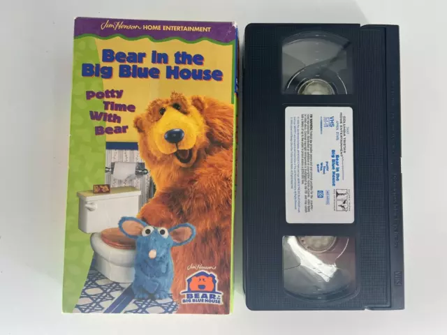 BEAR IN THE Big Blue House VHS - Potty Time with Bear $2.87 - PicClick