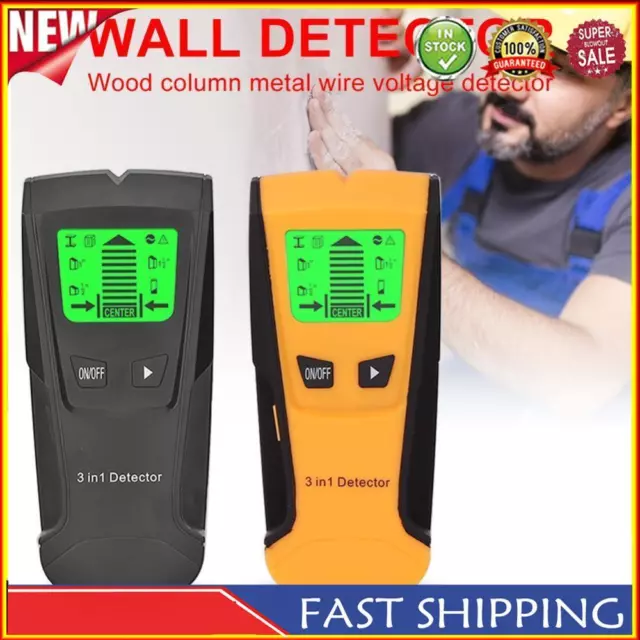 Stud Center Finder Search Metal Detectors AC Live Wire Detector Wall Scanner