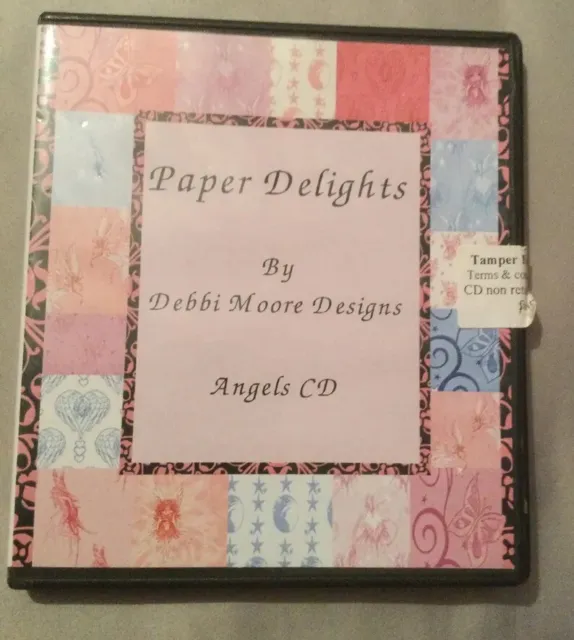 Debbi Moore Designs Paper Delights Angels CD-ROM  Card Making Crafting Disc