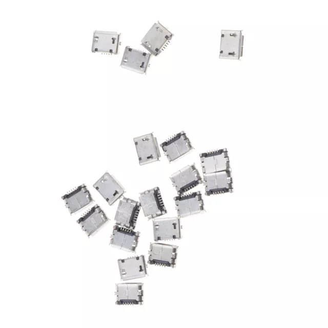 Pack de 20 Micro USB Type B Prise Femelle 5 Broches SMD SMT Connecteur