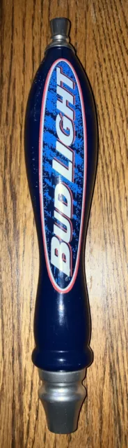 Bud Light Beer Keg Tap Handle Anheuser Busch 12" Man Cave Budweiser Light