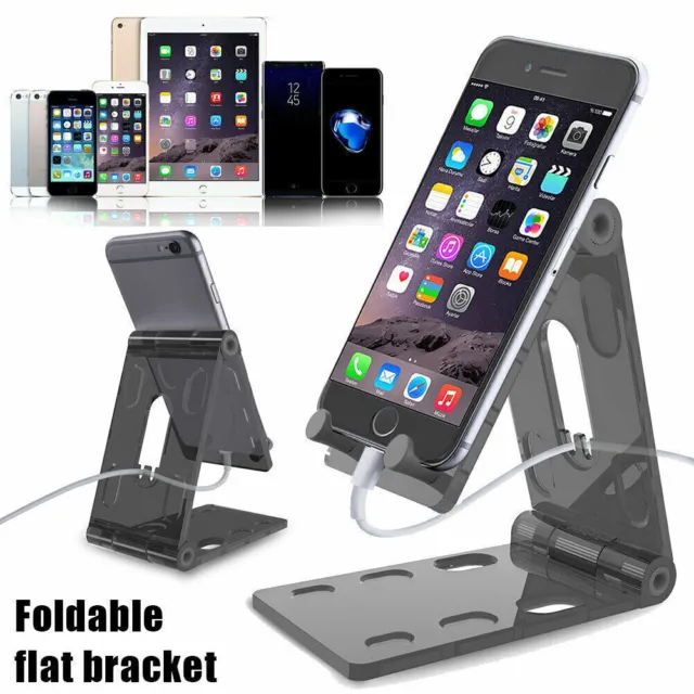 Adjustable Foldable Desk Desktop Stand Holder Mount For Smart Phone Tablet iPad