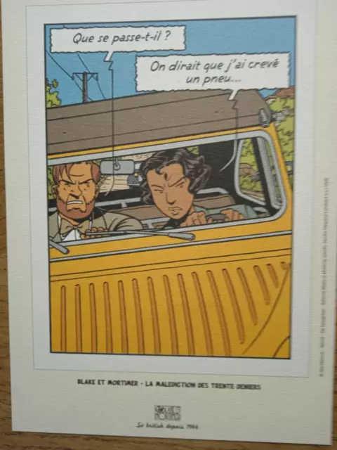 Ex libris Blake et Mortimer La Malédiction des trente deniers