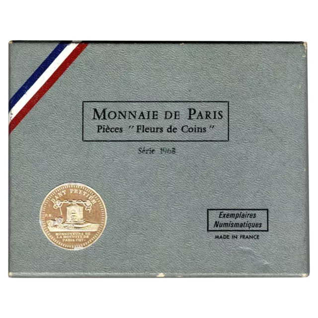 France Coffret FDC 1968 - 8 pièces Francs Fleur de Coins