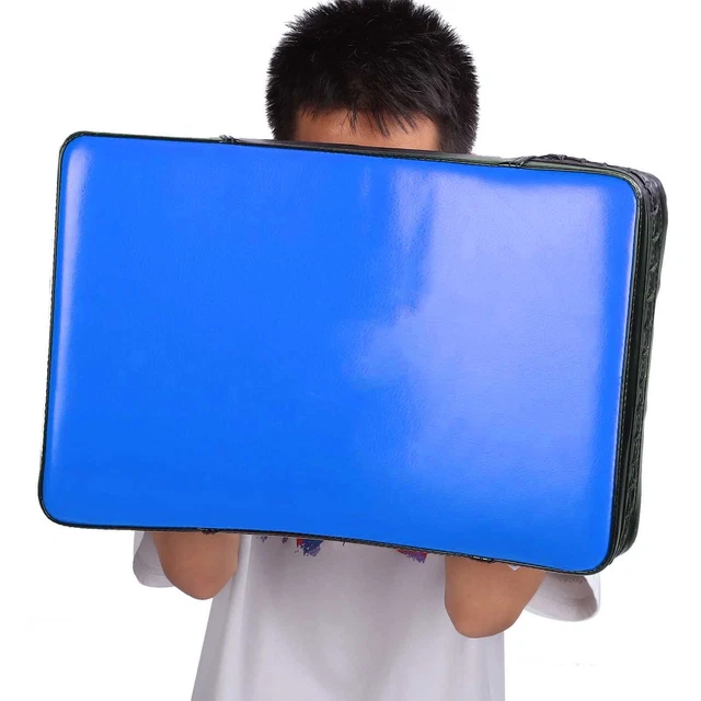 Blue)Taekwondo Kick Boxing Pad Foot Target Martial Arts Training Pads Foot