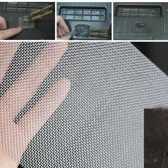 Stainless Steel Mesh Car Body Bumper Repair Reinforcing Filler 25*12.5cm FROM