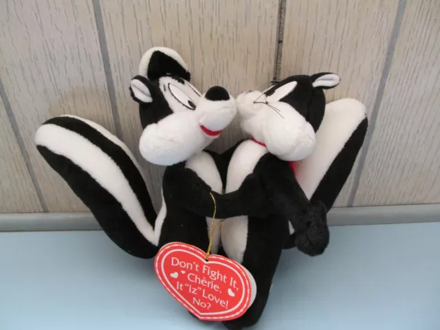 Pepe Le Pew / Penelope Plush (Applause) 10" inches  (New) Looney Tunes