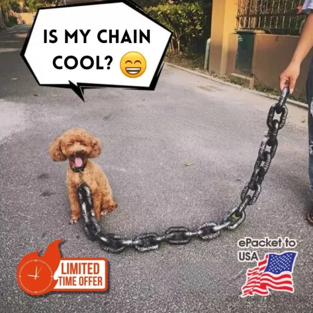2024 Dog Traction Chain Simulation - Like Iron Chain - Thick Rope Leash Harness