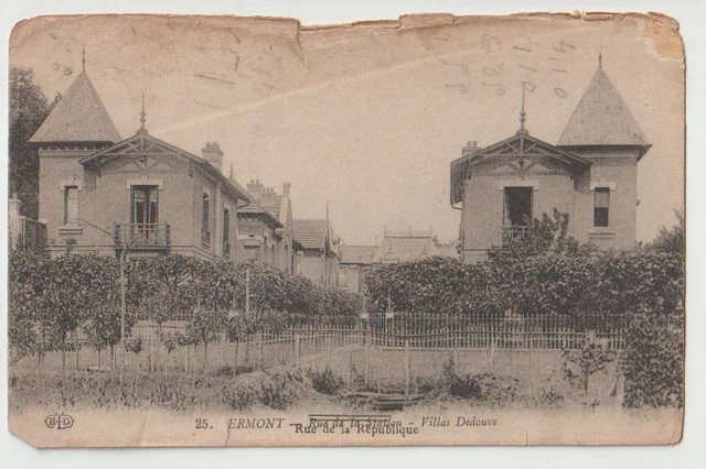 CPA 95 - Ermont - Villas Dedouve - Rue de la république [B10]