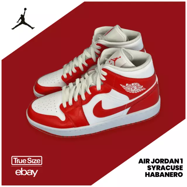 Nike Air Jordan 1 Mid Syracuse Habanero Wmns | 36.5 38.5 39 40.5 42.5 43 44.5