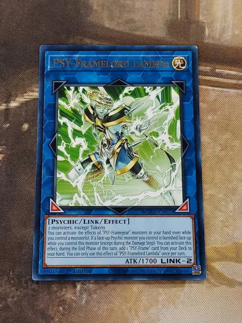 PSY-Framelord Lambda MGED-EN077 - Yugioh! Yu-Gi-Oh! Rare Nice!
