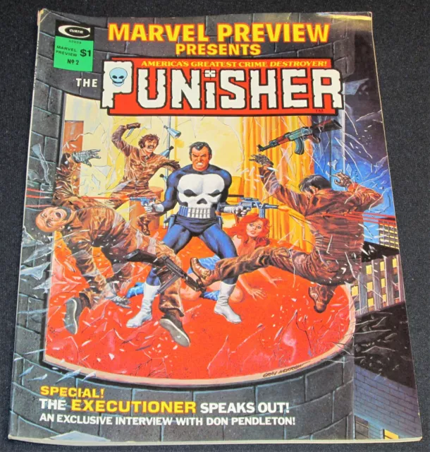 Marvel Preview Presents THE PUNISHER Issue #2 [Marvel 1975] FN/VF