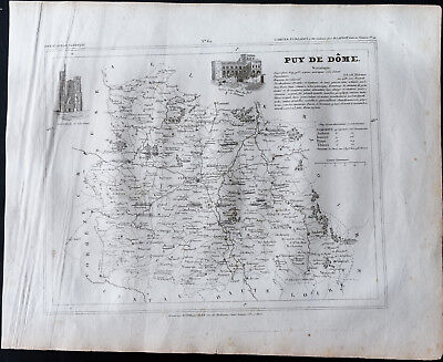 § gravure sur Acier Monin Alès 1833 département ORNE 