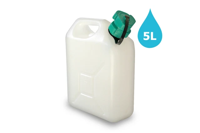 Ondis24 Wasserkanister 5L mit Hahn für Trinkwasser tropfsicher Kunststoff