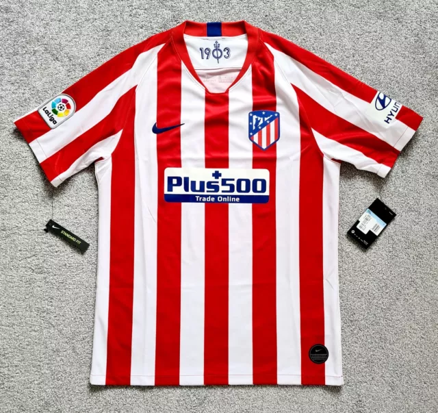 Bnwt 2019/20 Nike Atletico Madrid Dri-Fit Stadium Home Match Shirt - Medium