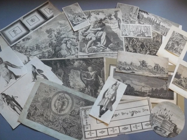 22 gravures 17eme et 18eme a restaurer 12