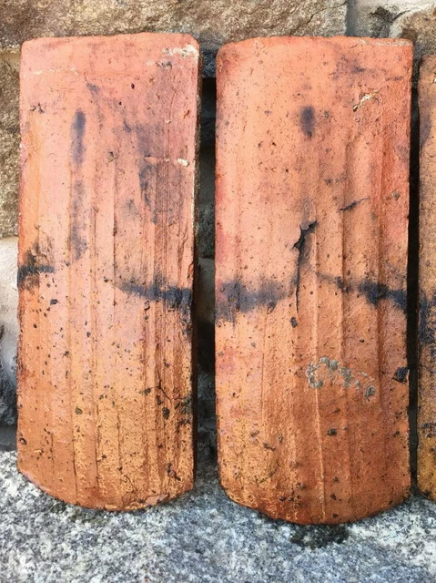 2 Biberschwänze Schindel Dachziegel kreatives für Garten oder Deko
