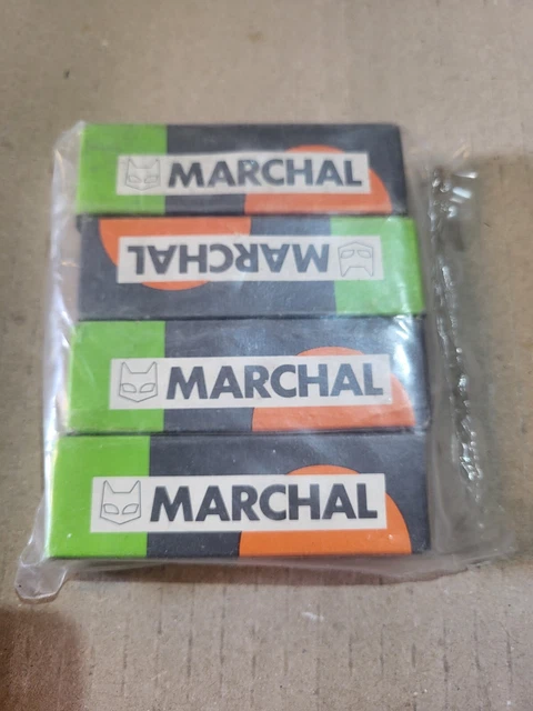 Lot De 4 Bougies D'Allumage Marchal Noyau Cuivre - Pour R21, R25, Espace, Fuego, Etc.