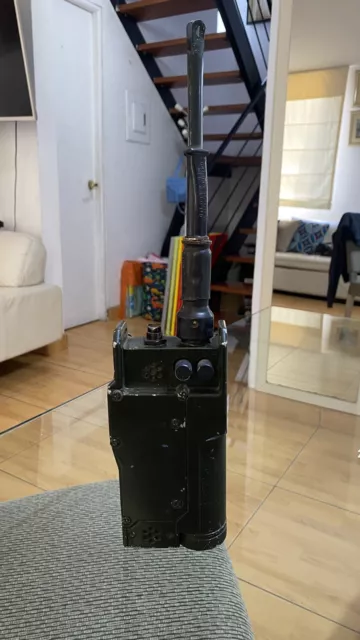 Rare Military Hand Portable Radio Transceiver An/Prc Antenna At392/Prc Usa Mfr