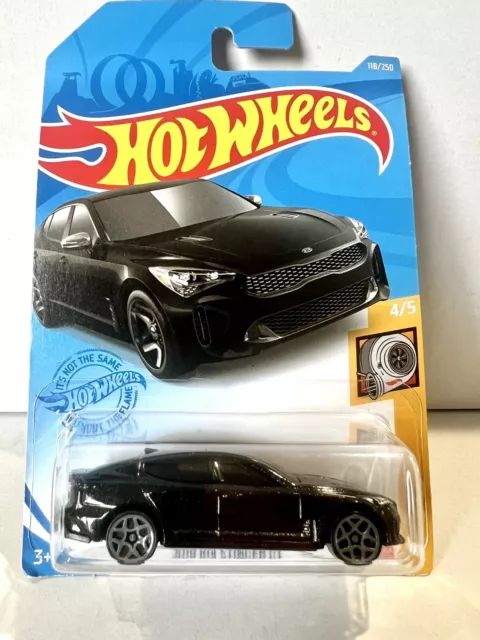 Hot wheels 2019 Kia Stinger GT Black 2021 New Release L Box